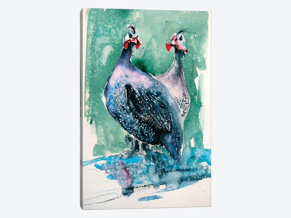 Guinea Fowl by Anna Brigitta Kovacs 1-piece Art Print