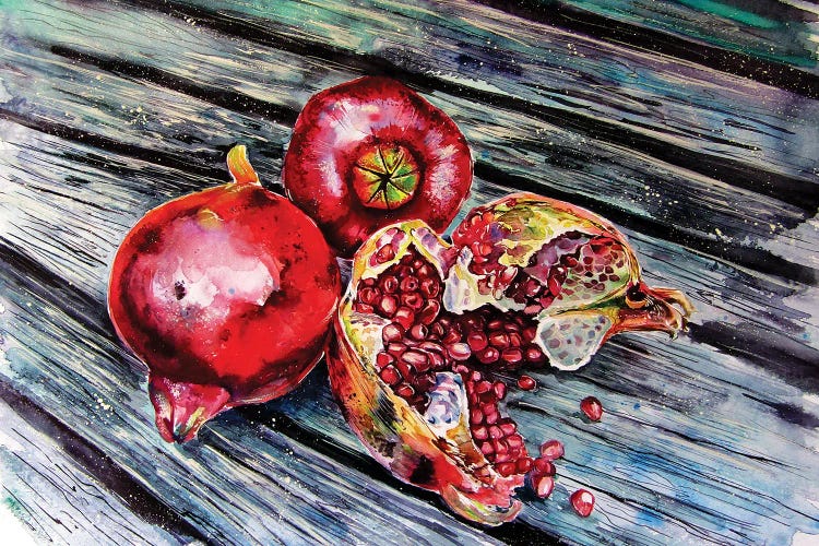 Pomegranate Still Life