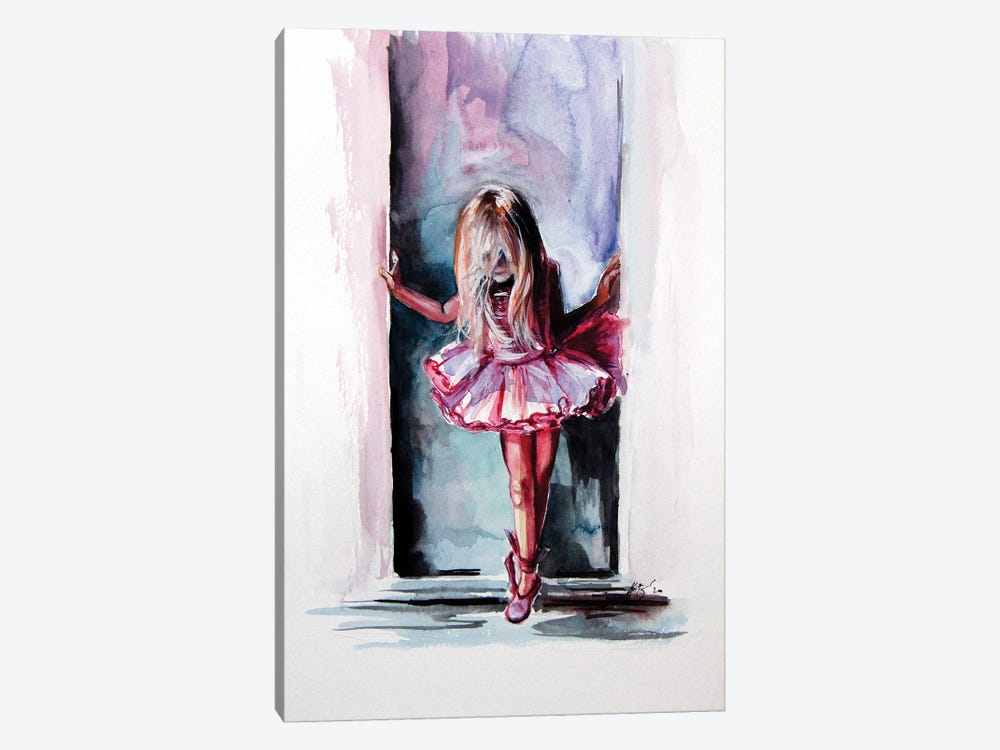 Little Ballerina by Anna Brigitta Kovacs 1-piece Canvas Art