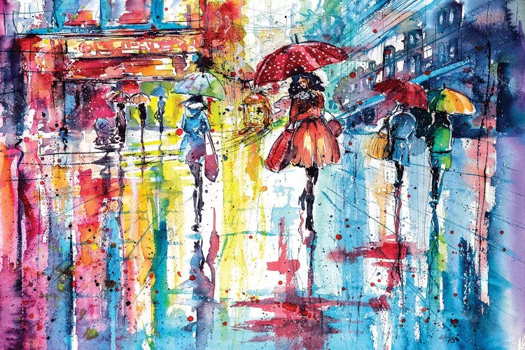 Colorful Autumn by Anna Brigitta Kovacs wall art