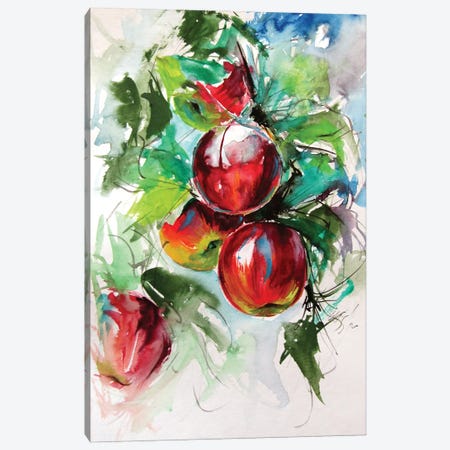 Apple Tree Canvas Print #AKV185} by Anna Brigitta Kovacs Canvas Wall Art
