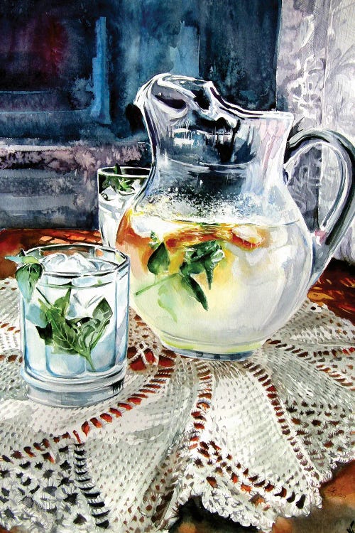 Still Life With Lime Juice