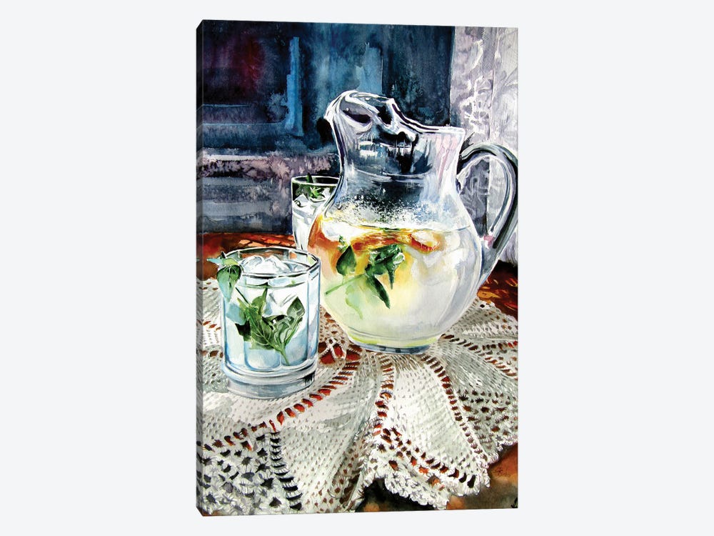 Still Life With Lime Juice by Anna Brigitta Kovacs 1-piece Art Print