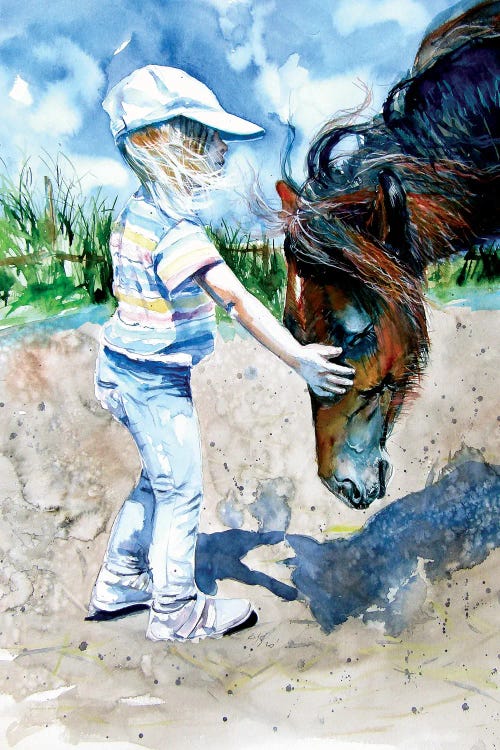 Girl With Horse