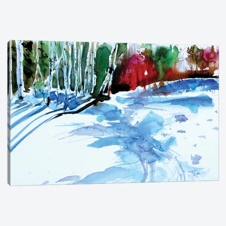 Edge Of The Forest Canvas Print #AKV231} by Anna Brigitta Kovacs Canvas Art Print
