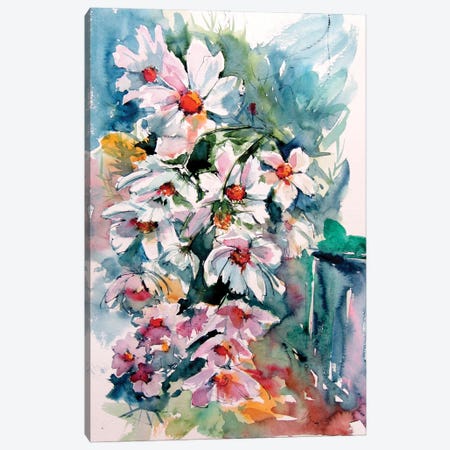 Windflowers In My Garden Canvas Print #AKV279} by Anna Brigitta Kovacs Canvas Print