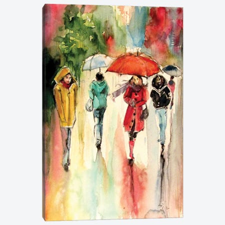 Sleepy Rainy Day Canvas Print #AKV283} by Anna Brigitta Kovacs Canvas Art