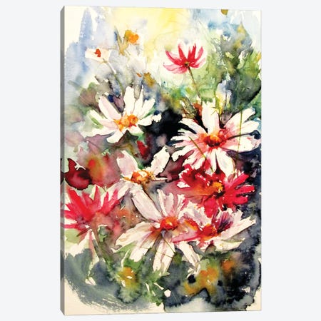 Windflowers In My Garden II Canvas Print #AKV286} by Anna Brigitta Kovacs Art Print
