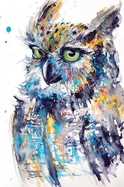 Anna Brigitta Kovacs: Cute Owl by Anna Brigitta Kovacs