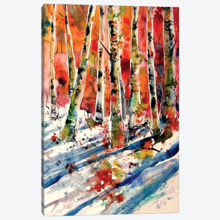 Winter Impression III Canvas Print #AKV306} by Anna Brigitta Kovacs Canvas Wall Art