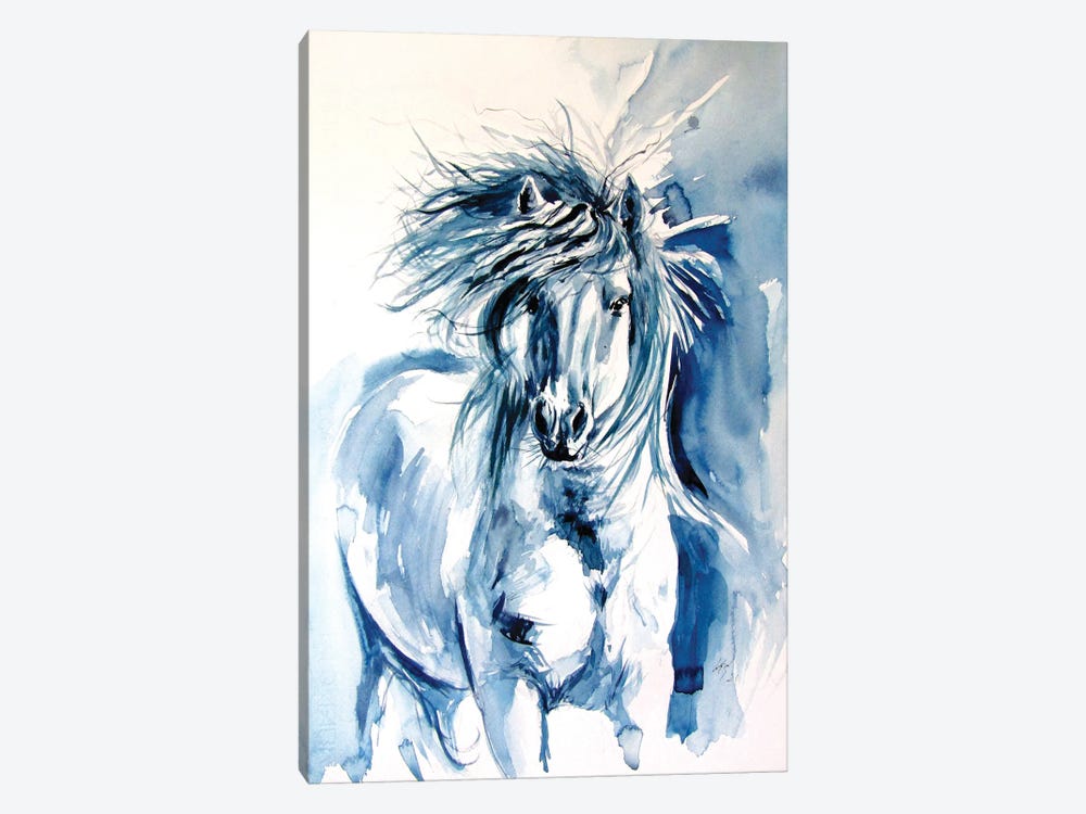 Majestic Horse Running II by Anna Brigitta Kovacs 1-piece Canvas Print