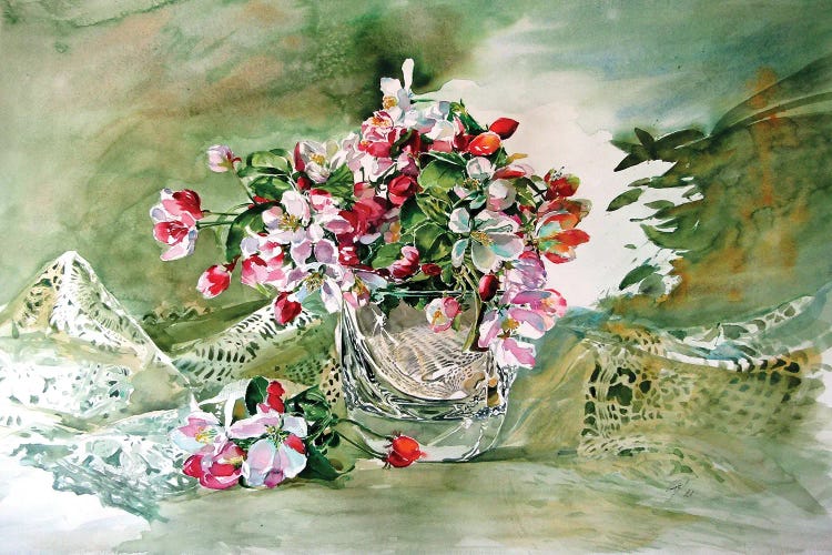 Still Life With Flowering Branch III