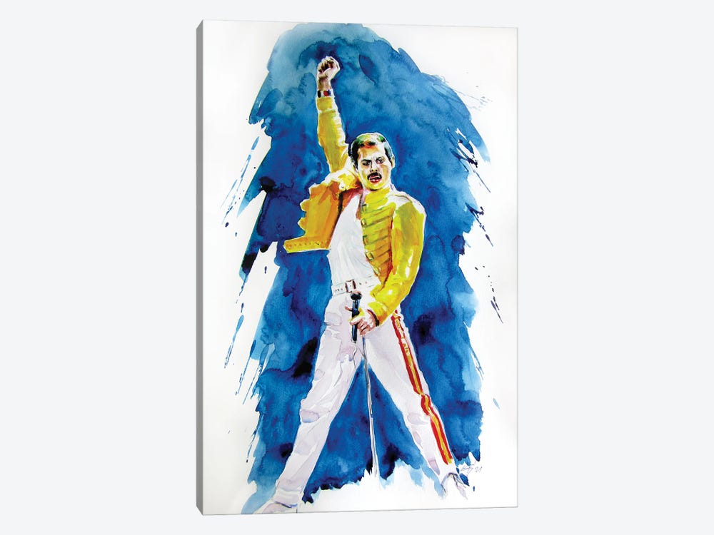 Freddie Mercury by Anna Brigitta Kovacs 1-piece Art Print