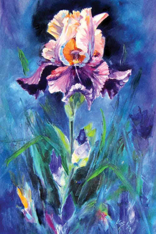 Purple Lily II by Anna Brigitta Kovacs wall art