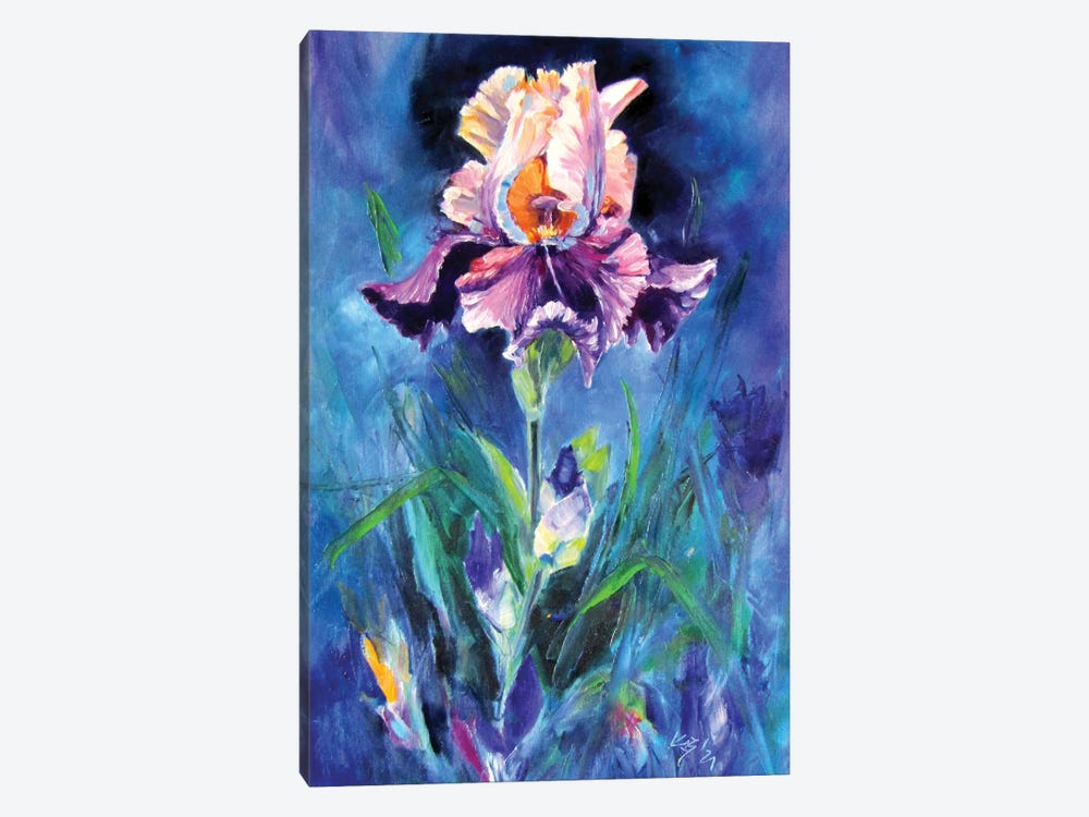 Purple Lily II by Anna Brigitta Kovacs 1-piece Canvas Print