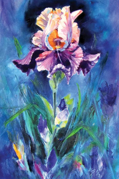 Anna Brigitta Kovacs: Purple Lily II by Anna Brigitta Kovacs