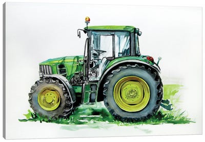 John Deer Canvas Art Print - Tractors