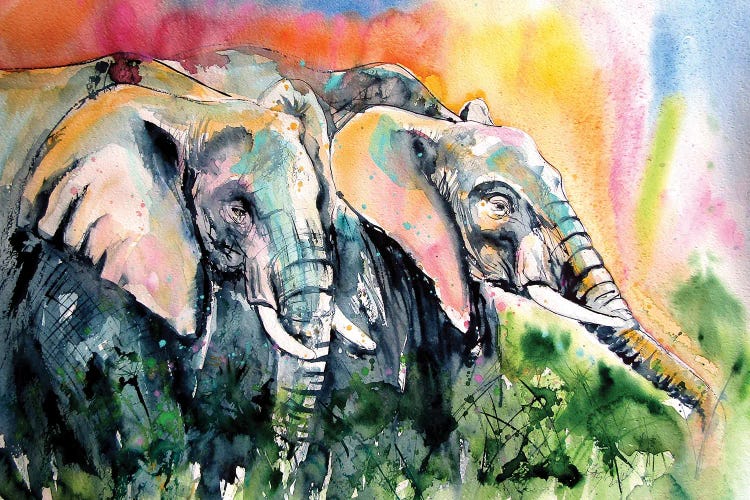 Elephants Together