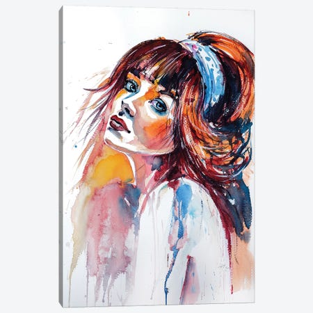 Lovely Girl II Canvas Print #AKV46} by Anna Brigitta Kovacs Canvas Print