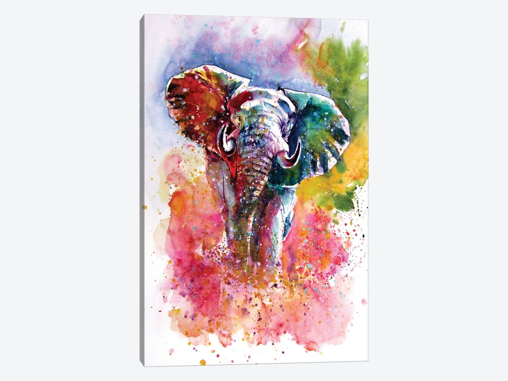 Playful Elephant III by Anna Brigitta Kovacs 1-piece Art Print