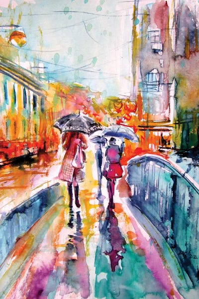 Anna Brigitta Kovacs: Rain In The City by Anna Brigitta Kovacs