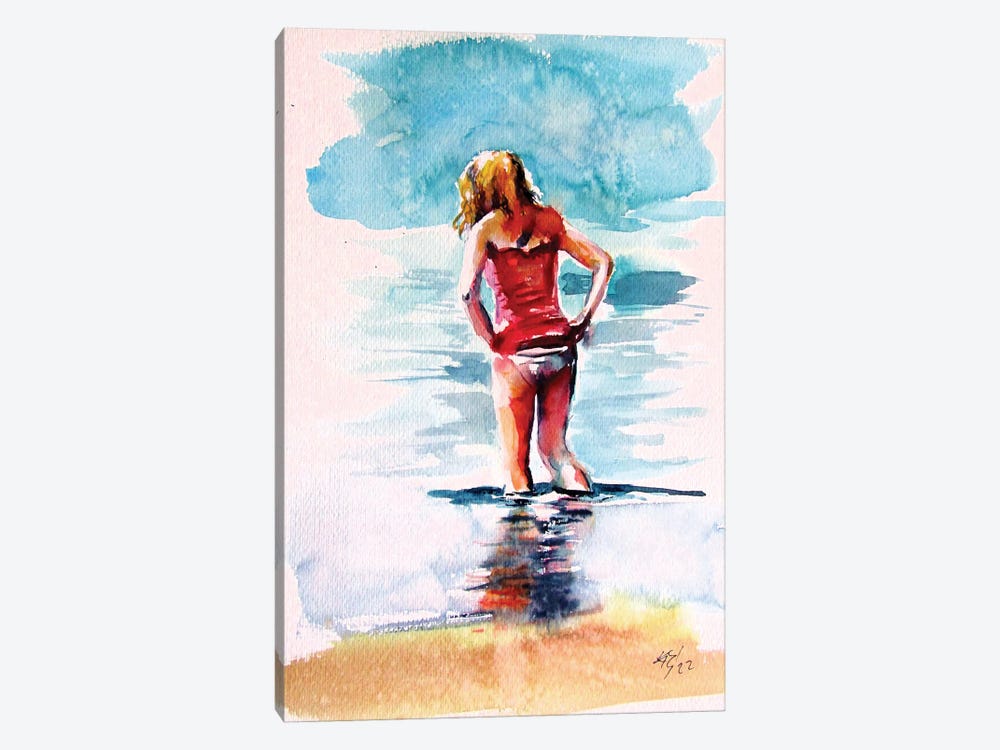 Girl In The Water by Anna Brigitta Kovacs 1-piece Art Print