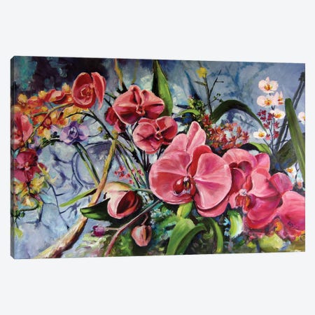 Orchidea Canvas Print #AKV578} by Anna Brigitta Kovacs Canvas Artwork