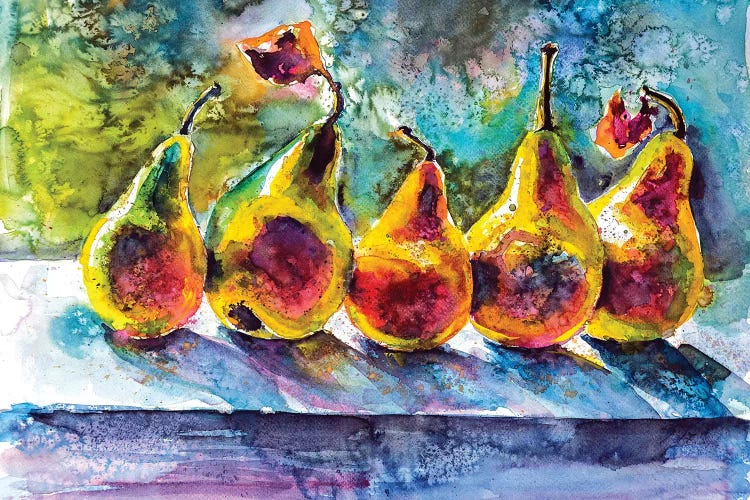 Pears by Anna Brigitta Kovacs wall art