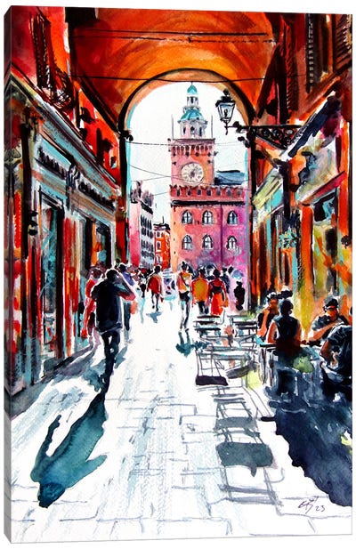Bologna Canvas Art Print - Cafe Art