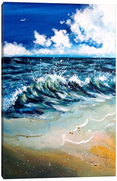 Waves Canvas Art Print - Anna Brigitta Kovacs