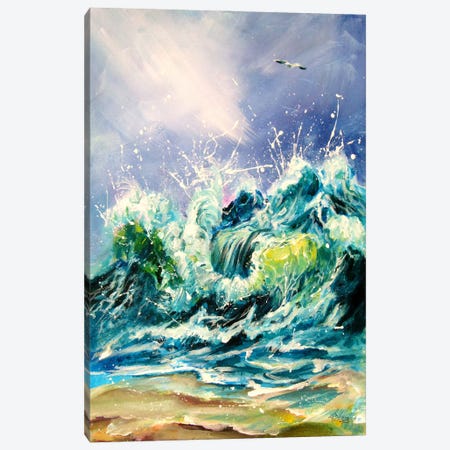Waves II Canvas Print #AKV645} by Anna Brigitta Kovacs Canvas Print