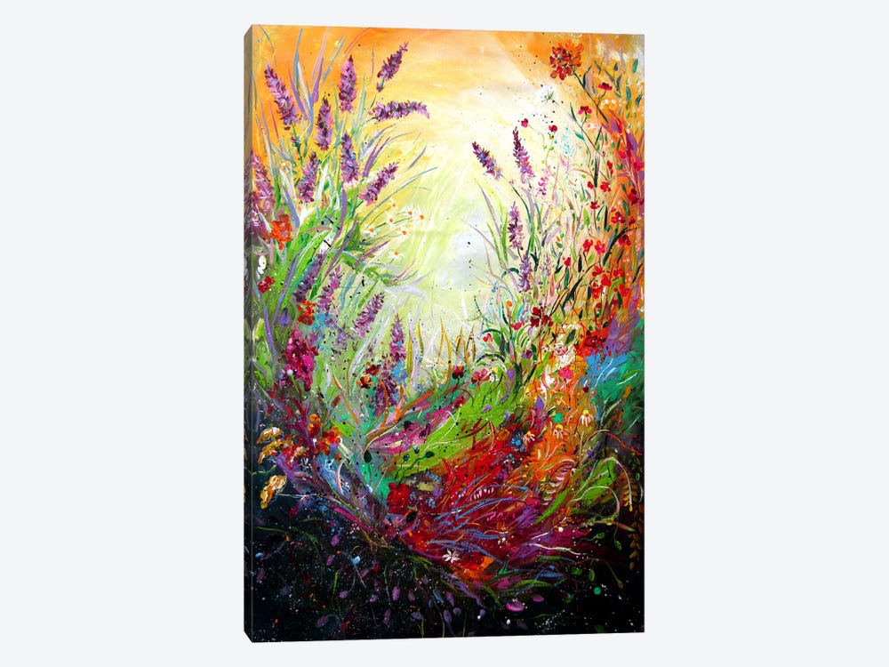 Happy Wildflowers Field II by Anna Brigitta Kovacs 1-piece Canvas Artwork