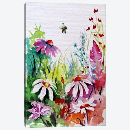 Colorful Wildflowers III Canvas Print #AKV682} by Anna Brigitta Kovacs Canvas Art