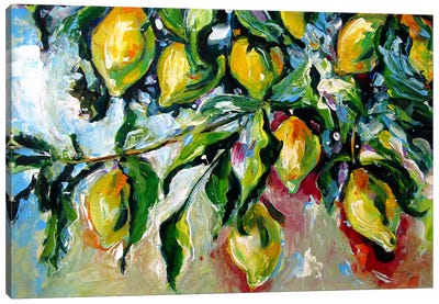 Lemon Tree Canvas Art Print - Anna Brigitta Kovacs