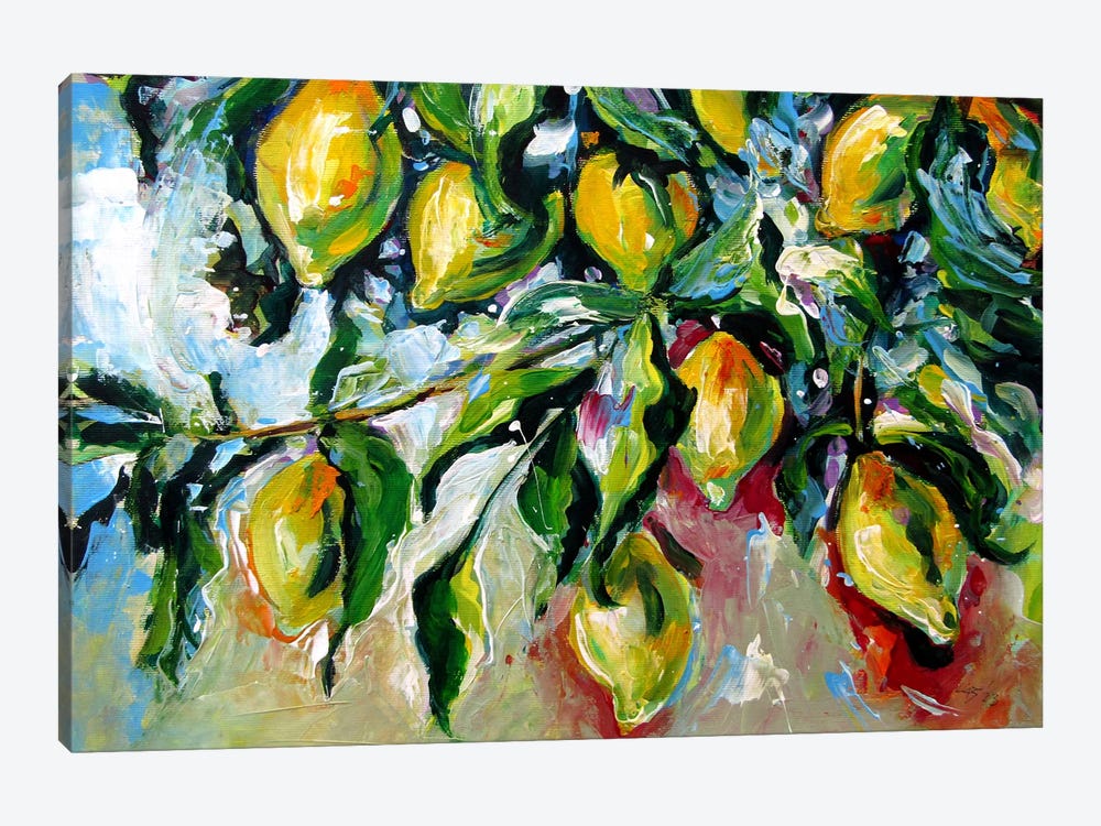 Lemon Tree by Anna Brigitta Kovacs 1-piece Canvas Print