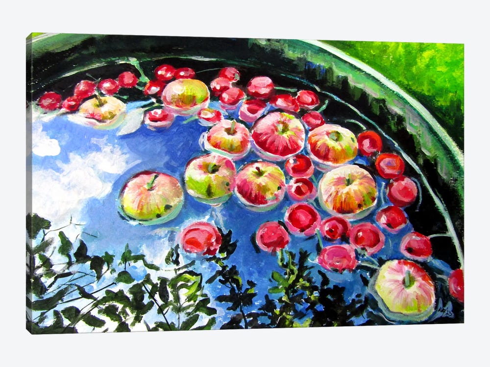 Autumn Mood With Apples by Anna Brigitta Kovacs 1-piece Canvas Art Print