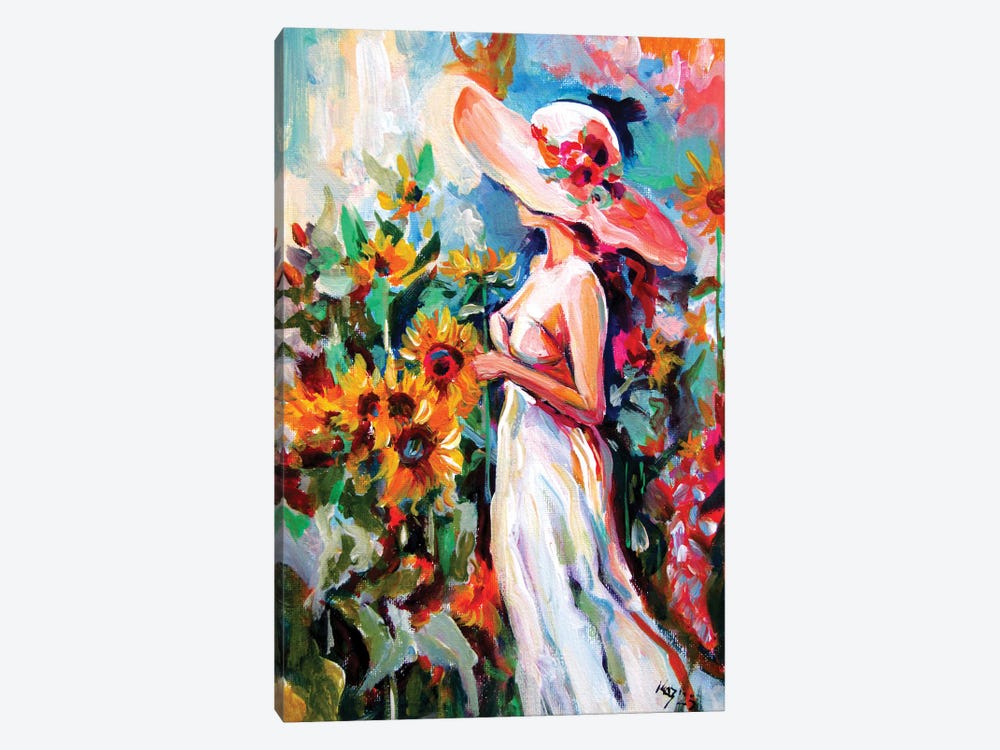 Summer On The Flower Field II by Anna Brigitta Kovacs 1-piece Canvas Art Print