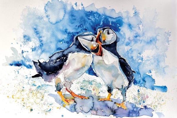 Anna Brigitta Kovacs: Puffins by Anna Brigitta Kovacs