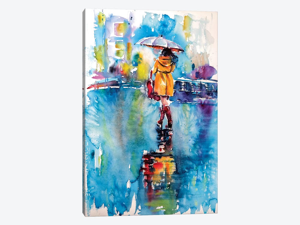 Rainy Days by Anna Brigitta Kovacs 1-piece Canvas Print