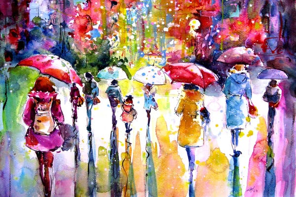 Anna Brigitta Kovacs: Joyful Rainy Day by Anna Brigitta Kovacs