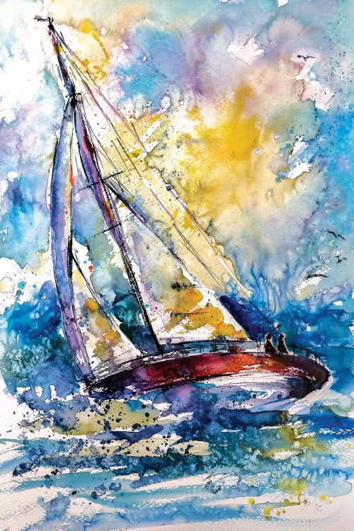 Sailboat In The Wind II