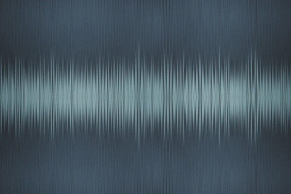 Linear Abstract: Euphoria - Deep Blue III by Annike Limborco