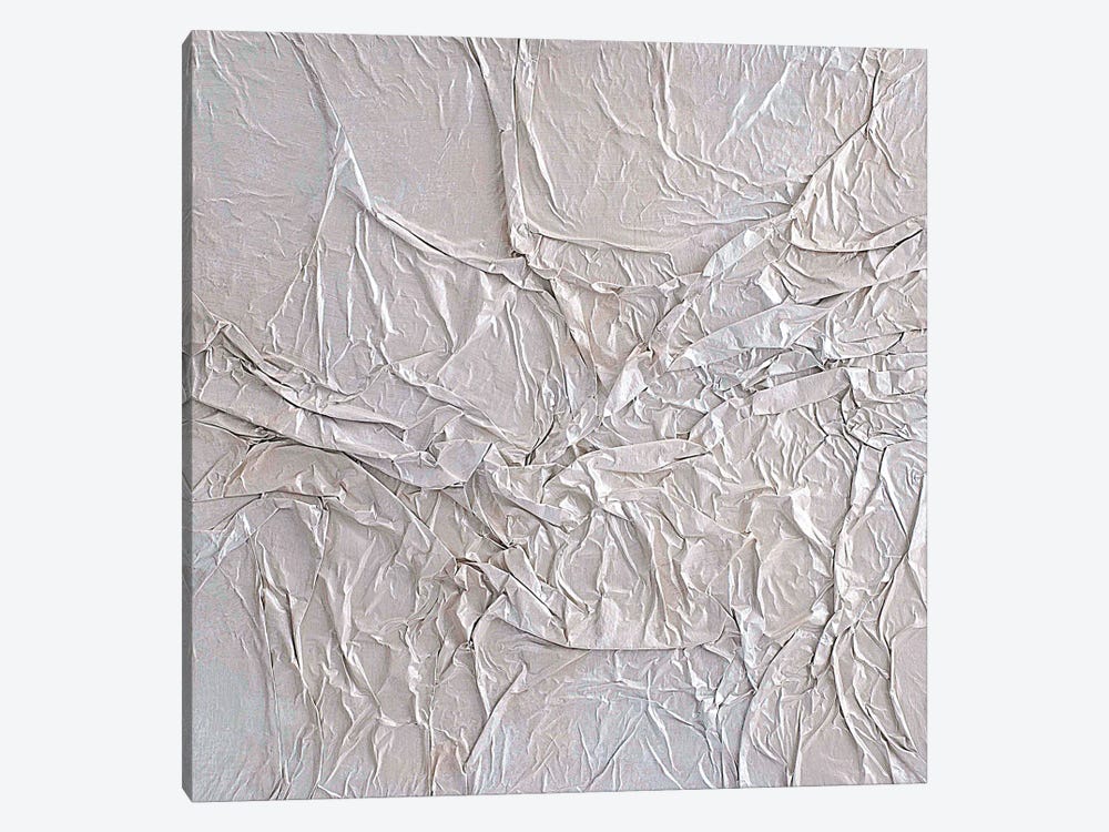 Amassadura - Metallic Offwhite by Annike Limborco 1-piece Canvas Wall Art