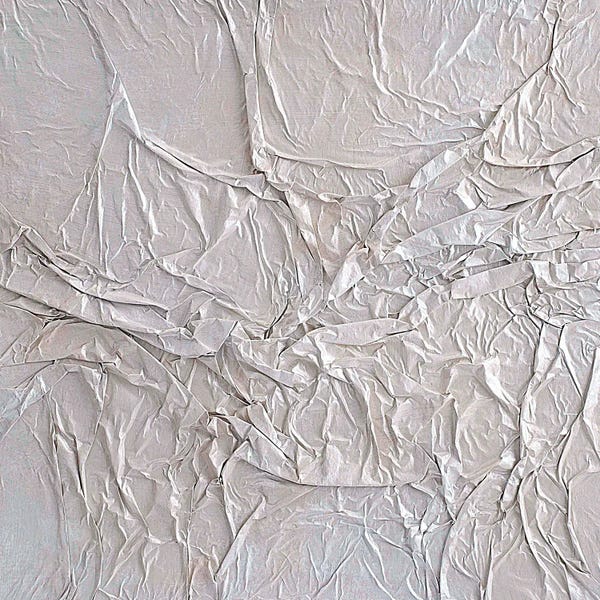 Annike Limborco: Amassadura - Metallic Offwhite by Annike Limborco