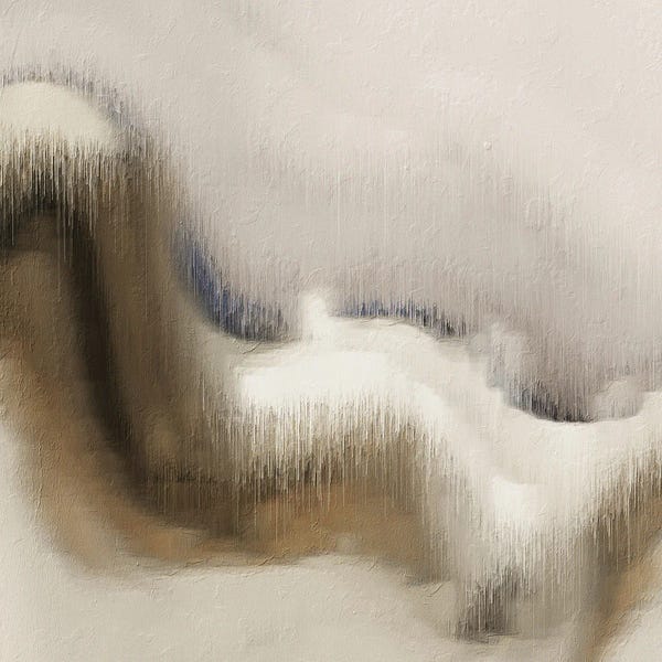 Japandi: Liquid Life - Diptych II - Left by Annike Limborco