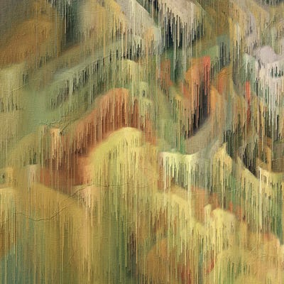 Liquid Life - Diptych VI - Left by Annike Limborco canvas print