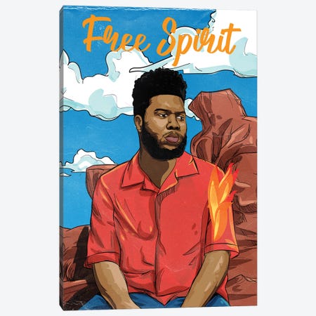 Free Spirit Canvas Print #AKZ14} by AKARTS Canvas Wall Art