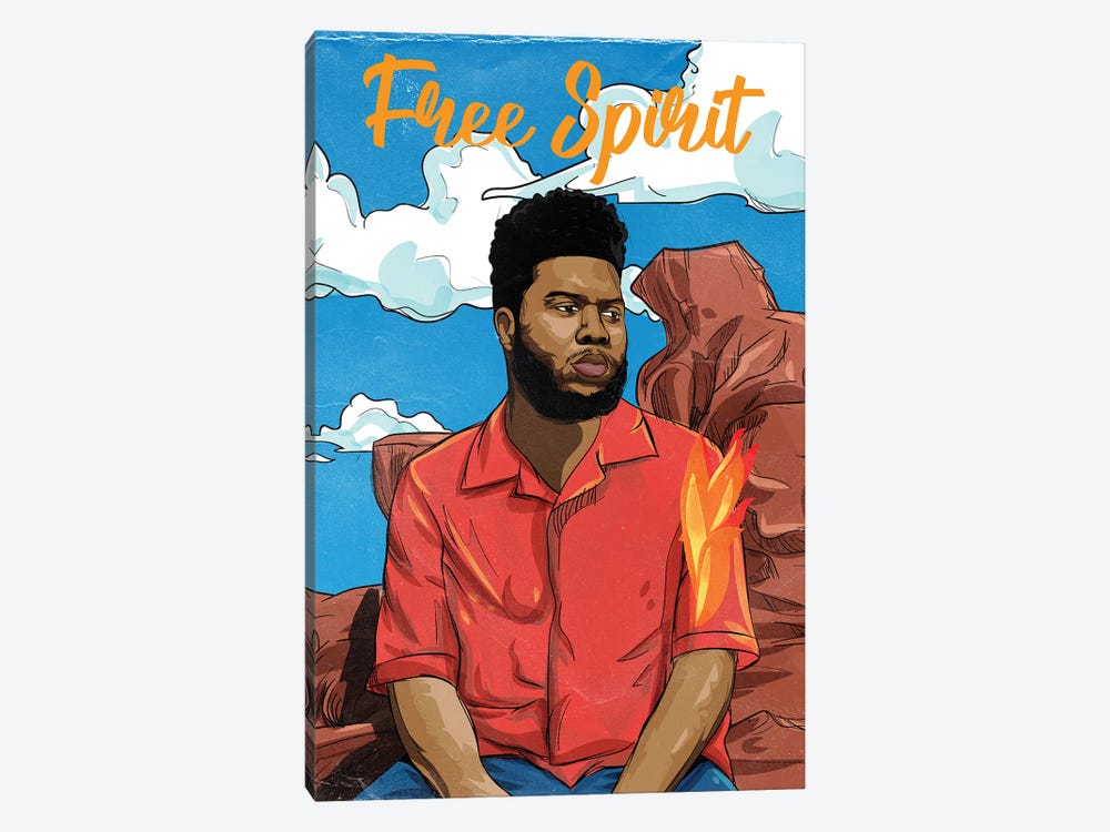Free Spirit by AKARTS 1-piece Canvas Print