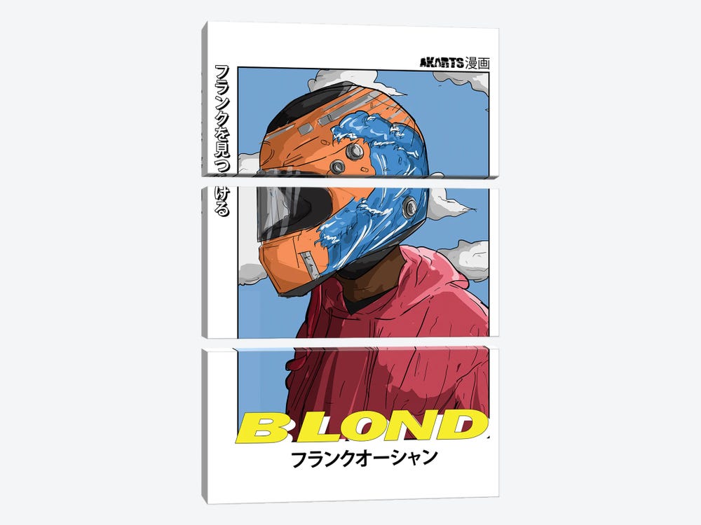 Blond by AKARTS 3-piece Canvas Art Print