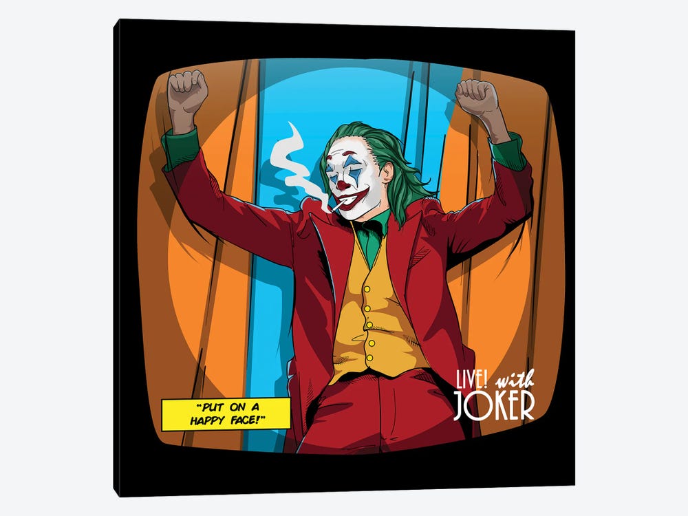 Live With Joker by AKARTS 1-piece Canvas Print